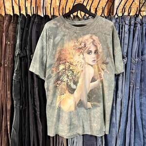 Vintage Y2K The Mountain Fairy Tie-Dye Shirt, Fairycore Graphic Tee, XL